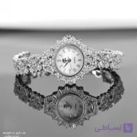 ساعت نقره زنانه مدل جواهری کد 320 عیار 925