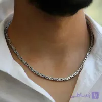 گردنبند نقره مردانه کرال کد 440