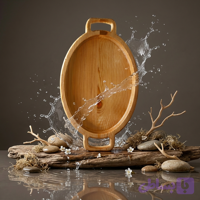 سینی پذیرایی چوبی