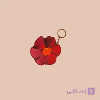 آویز گلدار سورمه ای