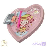 نقاشی الماسی قاب دار طرح قلب بسته 20 عددی