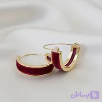 گوشواره نیم دایره جذاب از برند I Am