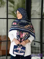 ست کیف و روسری طرح B2 کد 2