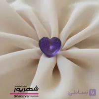 انگشتر زنانه رزینی چانکی قلب قلبی اکلیلی