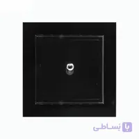 کلید سه پل اهرمی برلیان پلکسی مشکی ایران الکتریک توکار