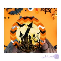 بادکنک هالووین فویلی طرح خانه وحشت سایز استاندارد