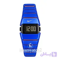 ساعت نایکی دیجیتالی آبی نارنجی Nike D-Line D-V