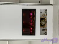 شومینه برقی مدرن سه بعدی فلت بدون گرمایش (نمایشی)