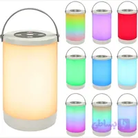 چراغ شارژی RGB لمسی با نورسفید و رقص نور ابشاری اورجینال امازون المان