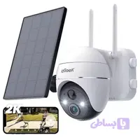 دوربین چرخشی سولار (خورشیدی) کیفیت 2K برند ieGeek اورجینال امازون المان