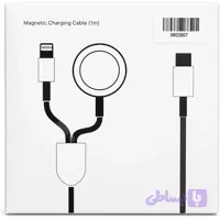 شارژر اپل واچ و گوشی ایفون 2کاره USB 3 اورجینال امازون المان