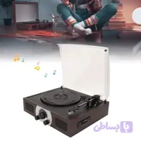 گرامافون چوبی بلوتوثی رم خور USB رادیو Fm اورجینال امازون المان