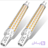 لامپ نور افکن دو عددی خطی دو سر 118 میلیمتری 10 وات 3000کلوین