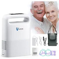 اکسیژن ساز پرتابل شارژی 5 لیتری قابل حمل برند Vvaron اورجینال آمازون المان