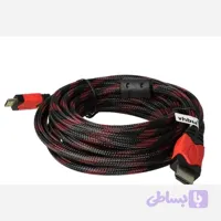 کابل اورجینال دور سر HDMi با فیوز محافظ با روکش کنفی طلایی