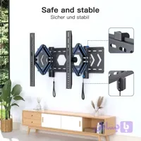 پایه دیواری TV تحمل وزن تا 40 کیلو از سایز 32 تا 70 اینچ (پس کرایه)