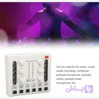 کارت صدا 8کاناله با قابلیت تغییر صدا مخصوص پادکست لایو،.. اورجینال امازون المان