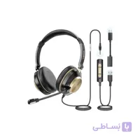 هدست میکروفون دار USB Type-C و جک 3.5 برند Wantek اورجینال امازون المان