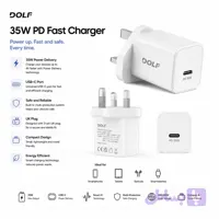 سوپر فست شارژر 35وات PDهوشمند برند DOLF اورجینال امازون المان