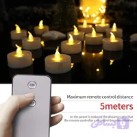 شمع های LED باتری خور (12عددی) اورجینال امازون المان