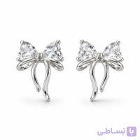 گوشواره نقره زنانه پاپیون کد VIP-E00۴