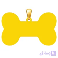 آویز گردنبند طلا 18 عیار زنانه مدل استخوان پت سگ و گربه کد k78