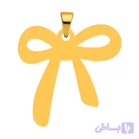آویز گردنبند طلا 18 عیار زنانه مدل پاپیون کد k68