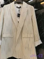 کت زنانه مدل راه راه زارا بهاره کد 00301059