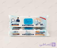 دستمال مرطوب تی اوکسی ۵۰ برگی
