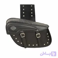 کیف خورجینی چرمی کروزر مدل اسپرت (تنوع دکمه پرچ دار)