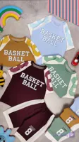 تیشرت و شلوارک طرح basketball