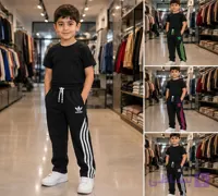 شلوار بگ  اسپرت  ۳ نوار آدیداس adidas