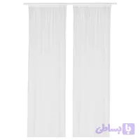 پرده ایکیا مدل LILL سایز 280×300 بسته 2عددی رنگ: سفید صدفی