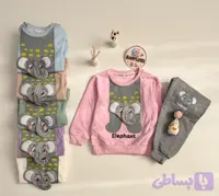 ست بلوز شلوار فیل سایز 40و 45 کد 2133