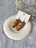 گوشواره صدف طبیعی - جواهرات دیوسا