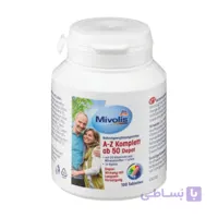 قرص مولتی ویتامین A-Z بالای ۵۰ میولیس-Mivolis آلمان ۱۰۰ عدد