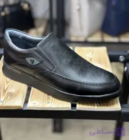 کفش مردانه اسکار مدل پارما بدون بند چرم طبیعی با زیره پیو