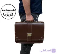 کیف مردانه مدل تک قفل چرم صنعتی مقاوم و رمزدار