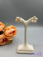 گوشواره طلا ۱۸ عیار مدل بهار کد ۰۷