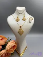 نیم ست طلا ۱۸ عیار مدل فیوژن کد ۰۲