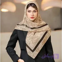 روسری نخی ژاکارد طرح شماره 3️⃣