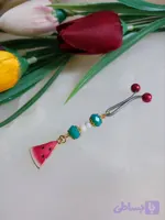 گیره روسری مجلسی یلدایی طرح هندوانه