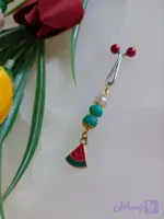 گیره روسری مجلسی یلدایی طرح هندوانه کوچک
