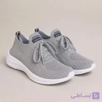 کتانی بافتی زنانه طرح اسکیچرز کد 7303