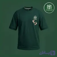 تیشرت گلدوزی جوردن سبز درباری