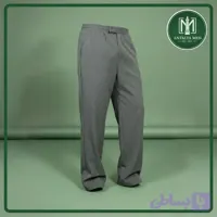 شلوار پارچه‌ای بگ کمرکش جگوار ترک | رنگ طوسی تیره