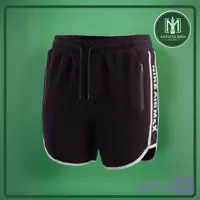 شلوارک نخی جوردن رنگ بادمجانی – خنک، سبک و استایل تابستونی