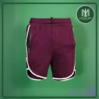 شلوارک نخی جوردن زرشکی – خاص و جذاب