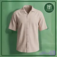 پیراهن آستین کوتاه مردانه کرم | پیراهن تابستانه زارا