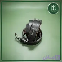 کمربند اسپرت مردانه مشکی طرح چرم گوچی